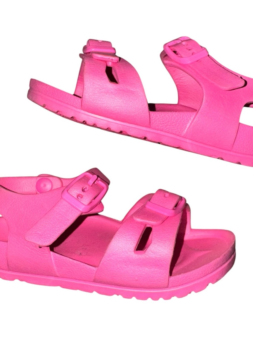 Kidgets Hot Pink Adjustable Buckle Kids Sandals